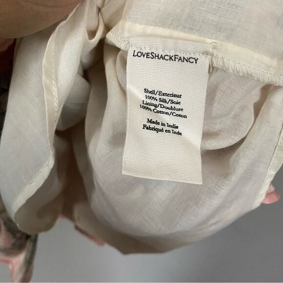 LOVESHACKFANCY Marina Dress Ribbon Coquette Dainty Feminine Cottage Size XS 0/2 - Picture 11 of 14